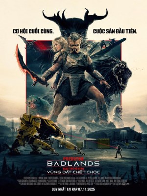 Xem phim Predator: Badlands - Quái Thú Vô Hình: Vùng Đất Chết Chóc 2025 Full HD Vietsub