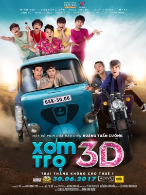 Xem phim Xom Tro 3D - Xóm Trọ 3D 2017 Full HD Vietsub